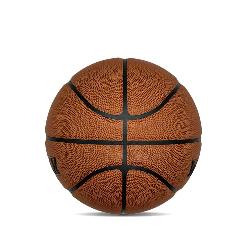 Klasik daha yumuşak deri günlük eğitim basketbol topu boyutu 7