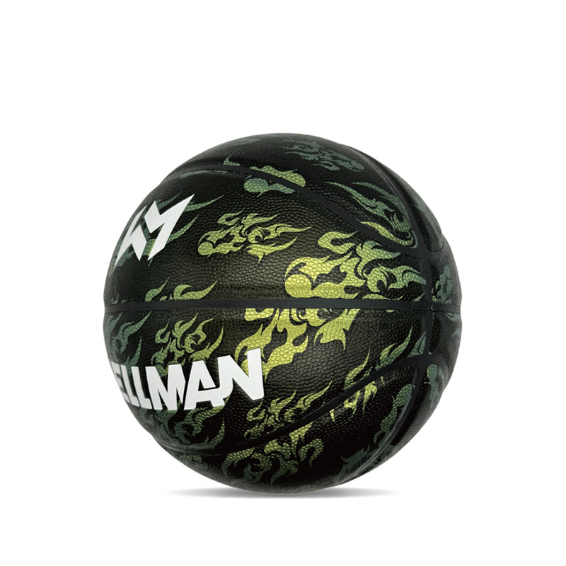 İç/Dış Mekan Higroskopiklik PU Renkli Baskılı Spor Basketbol Topu