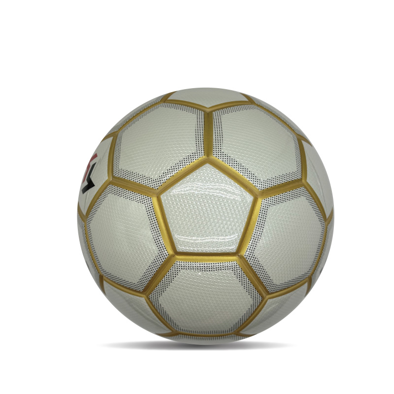 Çift Ayna Özel Baskılı Futbollar Parlak Kişiselleştirilmiş Futbol Topu Resmi Boyut 5