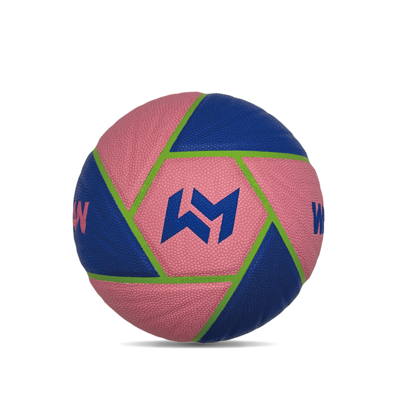 Bireysel olarak tasarlanmış özel şekilli kapalı dış mekan eğitim nem emme pu basketbol