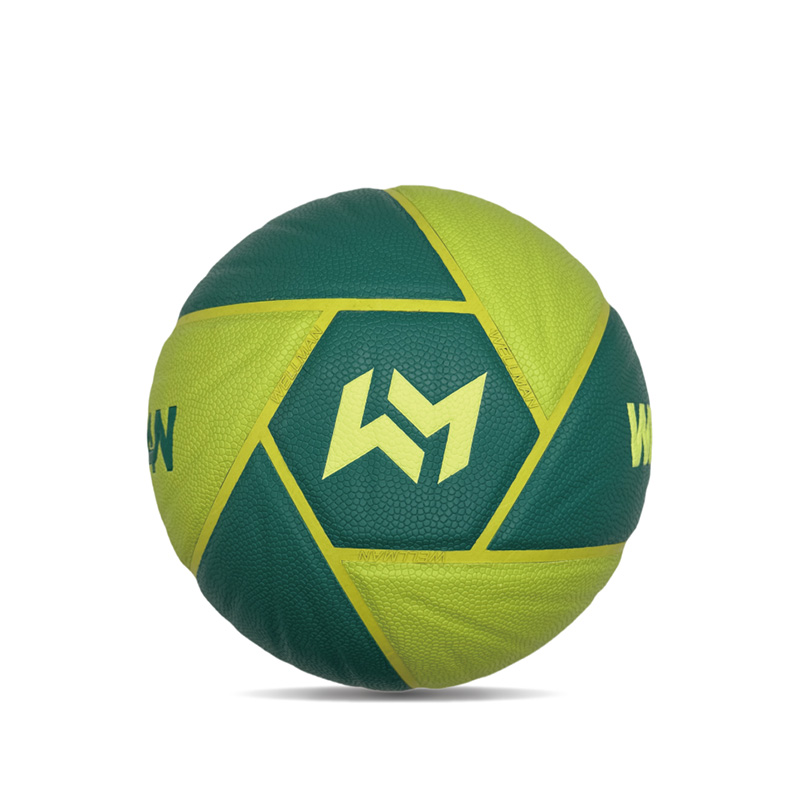 Bireysel olarak tasarlanmış özel şekilli kapalı dış mekan eğitim nem emme pu basketbol