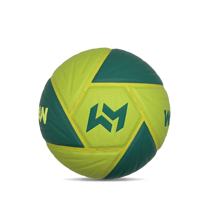 Bireysel olarak tasarlanmış özel şekilli kapalı dış mekan eğitim nem emme pu basketbol