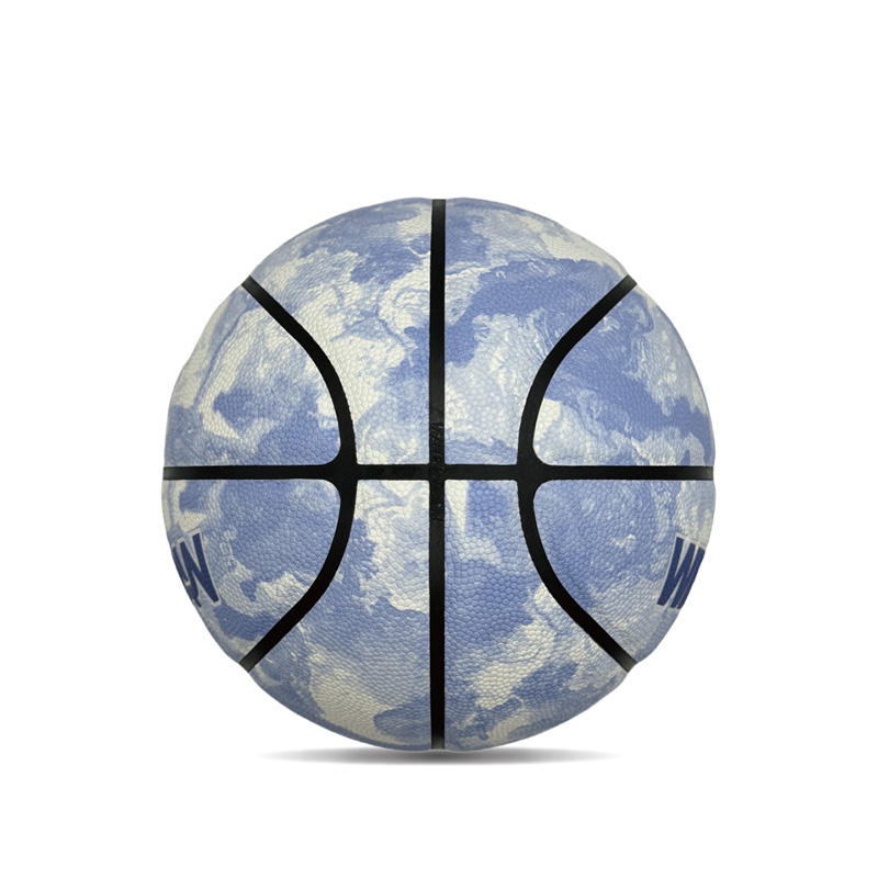 İç/Dış Mekan Higroskopiklik PU Renkli Baskılı Spor Basketbol Topu