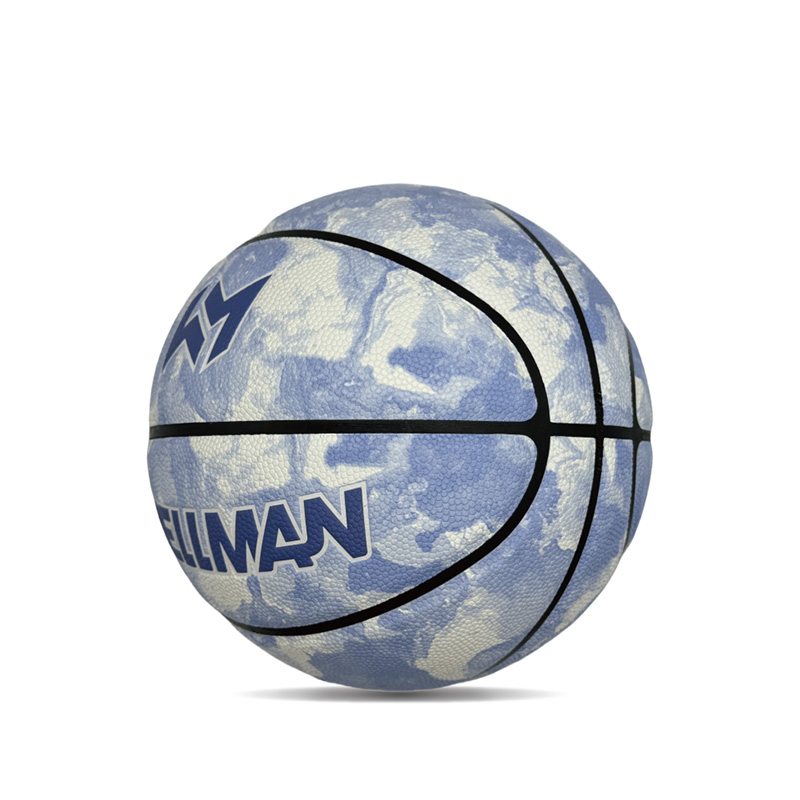 İç/Dış Mekan Higroskopiklik PU Renkli Baskılı Spor Basketbol Topu